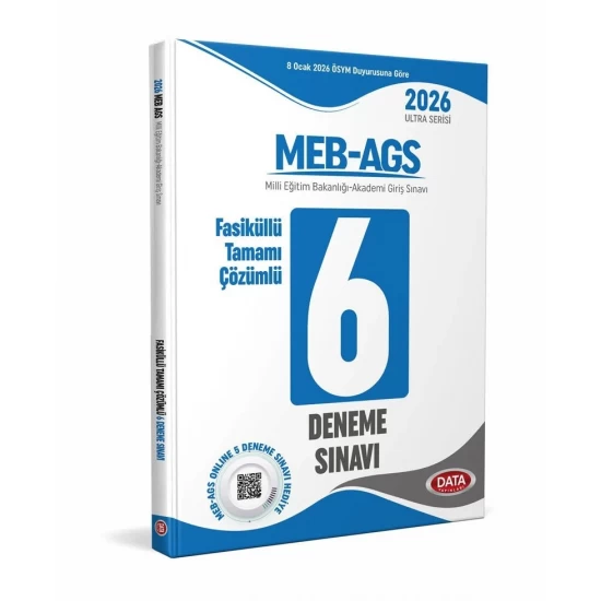 2026 AGS Fasiküllü Tamamı Çözümlü 6 Deneme Sınavı Data Yayınları