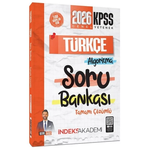 İndeks Akademi 2026 KPSS Türkçe Algoritma Çözümlü Soru Bankası İndeks Akademi 2026 KPSS Türkçe Algoritma Çözümlü Soru Bankası