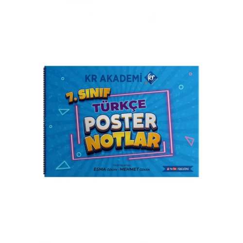 7. Sınıf Türkçe Poster Notlar Kr Akademi Yayınları 7. Sınıf Türkçe Poster Notlar Kr Akademi Yayınları