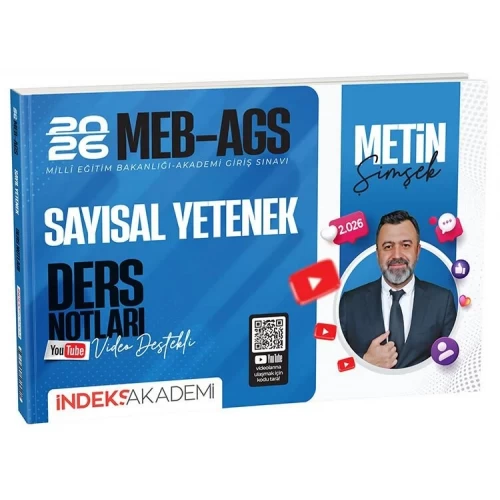 İndeks Akademi 2026 MEB-AGS Sayısal Yetenek Video Ders Notları