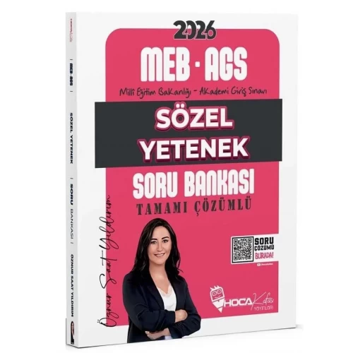 Hoca Kafası Yayınları 2026 MEB-AGS Sözel Yetenek Çözümlü Soru Bankası