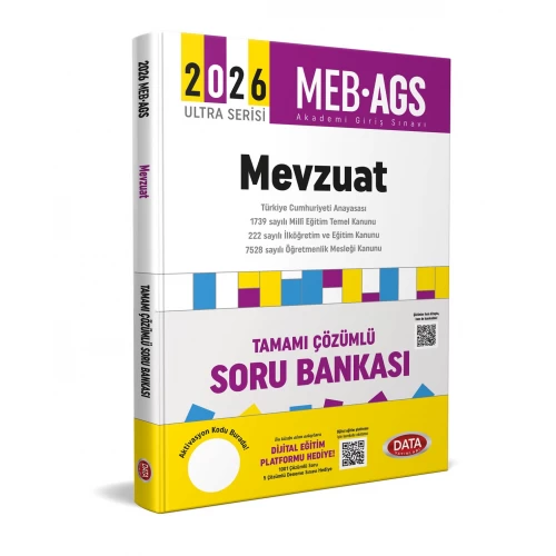 MEB AGS Ultra Serisi Mevzuat Soru Bankası Data Yayınları