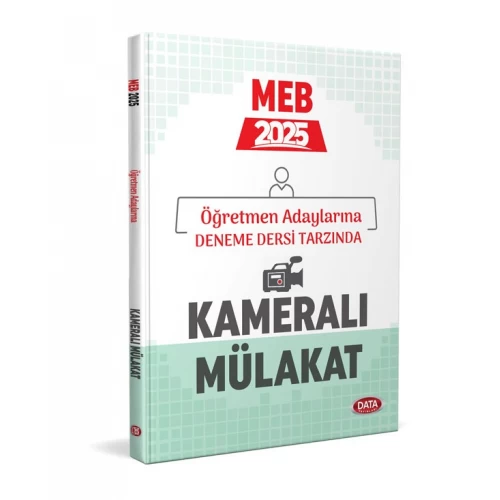 MEB 2025 Öğretmen Adaylarına Kameralı Mülakat Data Yayınları MEB 2025 Öğretmen Adaylarına Kameralı Mülakat Data Yayınları