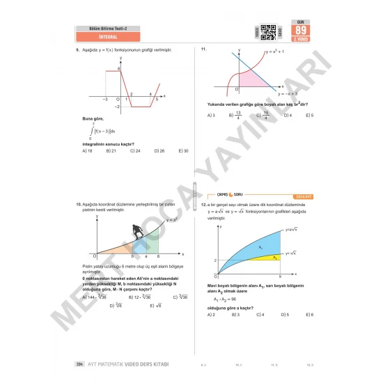 2026 90 Günde AYT Matematik Video Ders Kitabı Mert Hoca