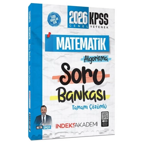 İndeks Akademi 2026 KPSS Matematik Algoritma Çözümlü Soru Bankası İndeks Akademi 2026 KPSS Matematik Algoritma Çözümlü Soru Bankası