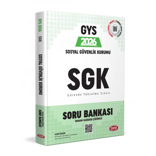 2026 Sosyal Güvenlik Kurumu SGK GYS Soru Bankası Data Yayınları 2026 Sosyal Güvenlik Kurumu SGK GYS Soru Bankası Data Yayınları