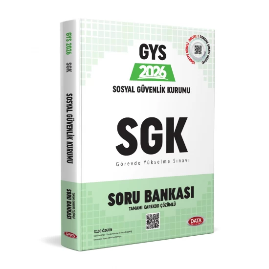 2026 Sosyal Güvenlik Kurumu SGK GYS Soru Bankası Data Yayınları