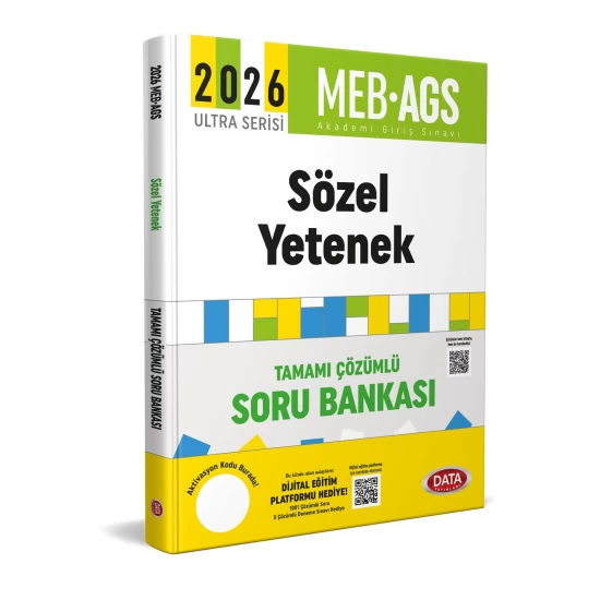 MEB AGS Ultra Serisi Sözel Yetenek (Türkçe) Soru Bankası Data Yayınları