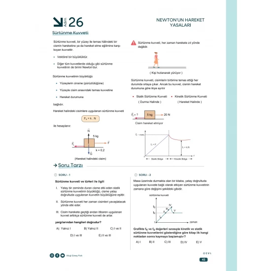 Altuğ Güneş TYT Fizik Tarz Kampım KR Akademi Yayınları