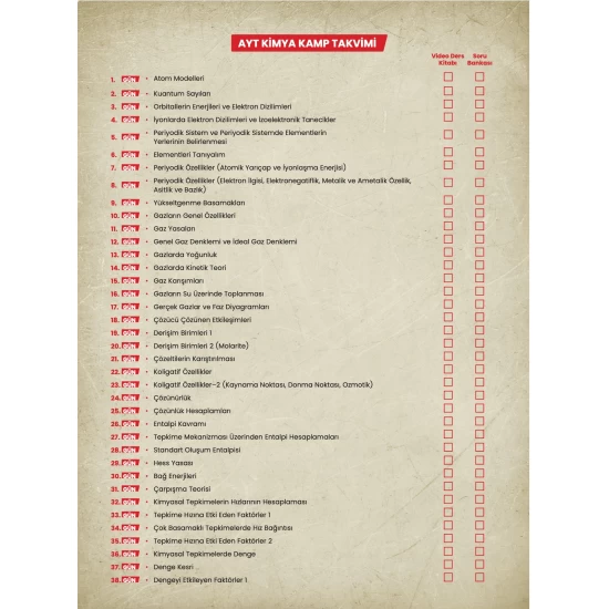 Celal Hoca AYT Kimya Soru Bankası KR Akademi Yayınları