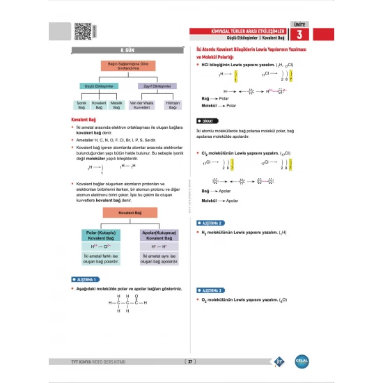 Celal Hoca TYT Kimya Video Ders Kitabı KR Akademi Yayınları