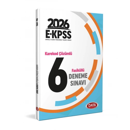 2026 EKPSS Tamamı Çözümlü 6 Deneme Sınavı Data Yayınları 2026 EKPSS Tamamı Çözümlü 6 Deneme Sınavı Data Yayınları