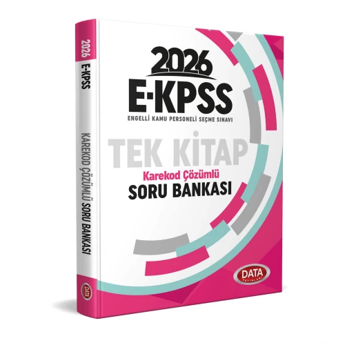 2026 EKPSS Tek Kitap Soru Bankası Karekod Çözümlü Data Yayınları 2026 EKPSS Tek Kitap Soru Bankası Karekod Çözümlü Data Yayınları