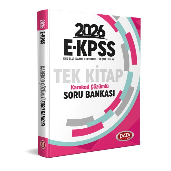 2026 EKPSS Tek Kitap Soru Bankası Karekod Çözümlü Data Yayınları