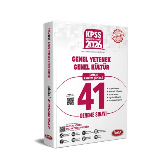 2026 KPSS Genel Kültür Genel Yetenek 41 Deneme Sınavı Data Yayınları