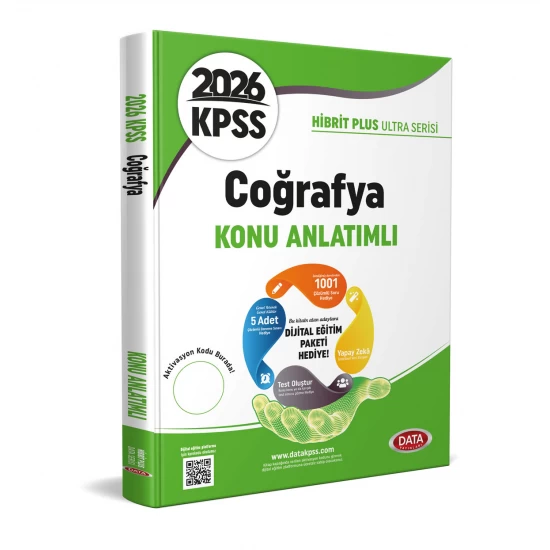 2026 KPSS Hibrit Plus Ultra Serisi Coğrafya Konu Anlatımlı Data Yayınları