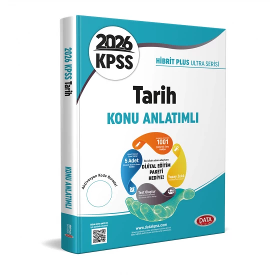 2026 KPSS Hibrit Plus Ultra Serisi Tarih Konu Anlatımlı Data Yayınları 2026 KPSS Hibrit Plus Ultra Serisi Tarih Konu Anlatımlı Data Yayınları