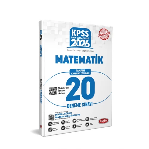 2026 KPSS Ultra Serisi Matematik 20 Deneme Sınavı Data Yayınları 2026 KPSS Ultra Serisi Matematik 20 Deneme Sınavı Data Yayınları