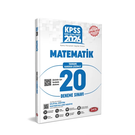 2026 KPSS Ultra Serisi Matematik 20 Deneme Sınavı Data Yayınları