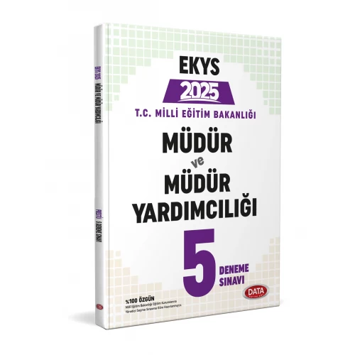 2025 MEB EKYS Müdür Müdür Başyardımcısı ve Müdür Yardımcısı Fasikül 5 Deneme Sınavı Data Yayınları