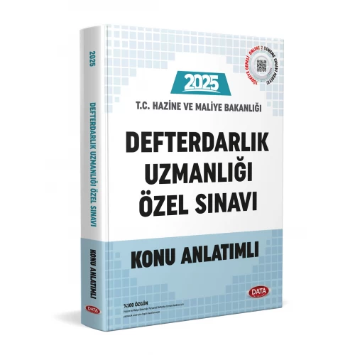 Defterdarlık Uzmanlığı Özel Sınavı Konu Anlatımlı Data Yayınları