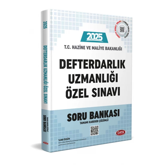 Defterdarlık Uzmanlığı Özel Sınavı Soru Bankası Data Yayınları