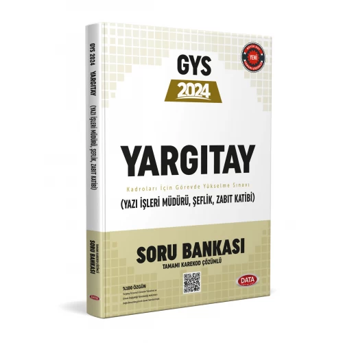 2024 GYS Yargıtay Soru Bankası Data Yayınları