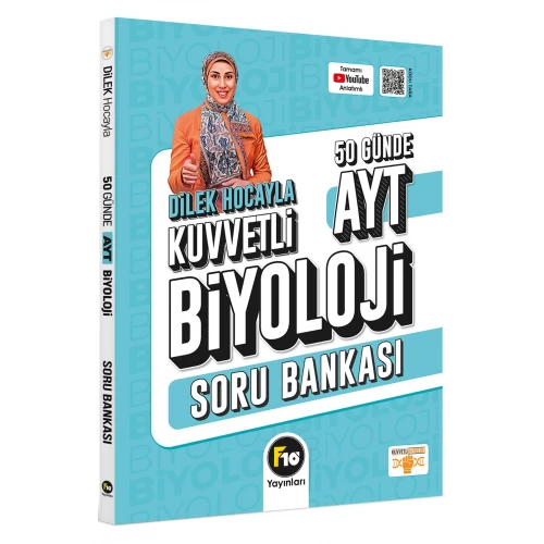 Dilek Hocayla 50 Günde AYT Biyoloji Soru Bankası F10 Yayınları Dilek Hocayla 50 Günde AYT Biyoloji Soru Bankası F10 Yayınları