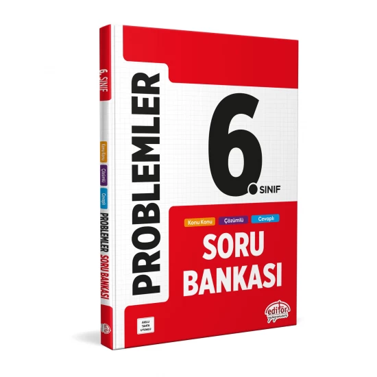 6. Sınıf Problemler Soru Bankası Editör Yayınları