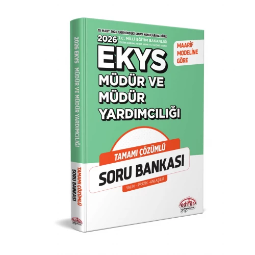 MEB EKYS Müdür ve Müdür Yardımcılığı Çözümlü Soru Bankası Data Yayınları MEB EKYS Müdür ve Müdür Yardımcılığı Çözümlü Soru Bankası Data Yayınları