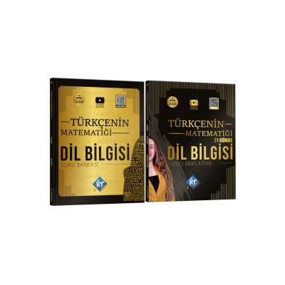 Gamze Hoca Türkçenin Matematiği Tüm Sınavlar İçin 21 Günde Dil Bilgisi Video Ders Kitabı & Soru Bankası Seti	