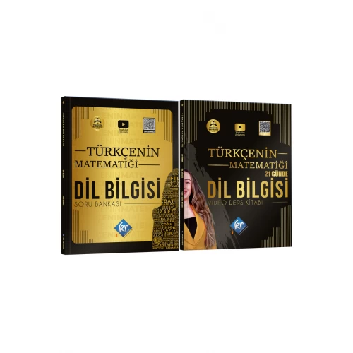 Gamze Hoca Türkçenin Matematiği Tüm Sınavlar İçin 21 Günde Dil Bilgisi Video Ders Kitabı & Soru Bankası Seti	