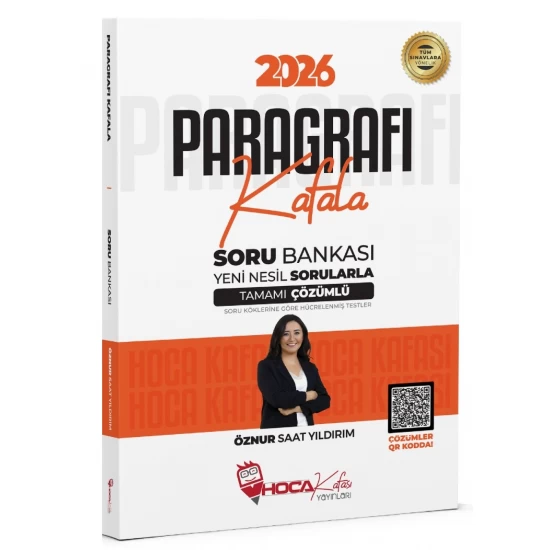 Hoca Kafası Yayınları 2026 KPSS TYT ALES DGS Paragrafı Kafala Tamamı Çözümlü Soru Bankası