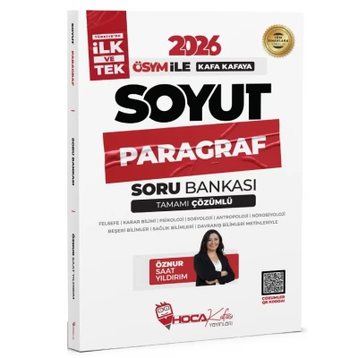Hoca Kafası Yayınları 2026 KPSS TYT ALES DGS Soyut Paragraf Tamamı Çözümlü Soru Bankası