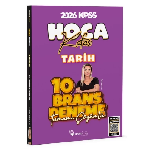 Hoca Kafası Yayınları 2026 KPSS Tarih Çözümlü 10 Deneme