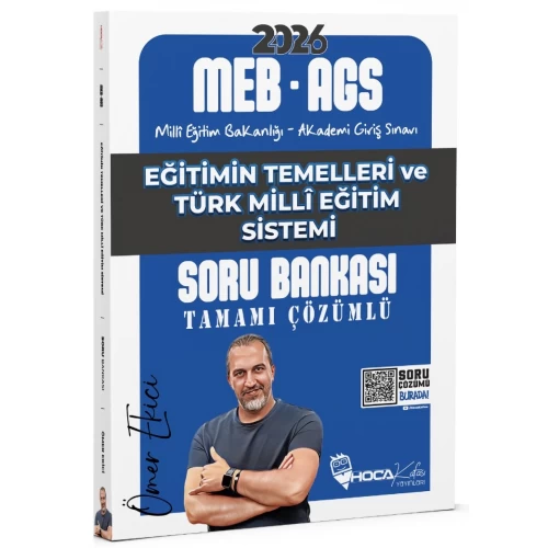 Hoca Kafası Yayınları 2026 MEB-AGS Eğitimin Temelleri ve Türk Milli Eğitim Sistemi Çözümlü Soru Bankası