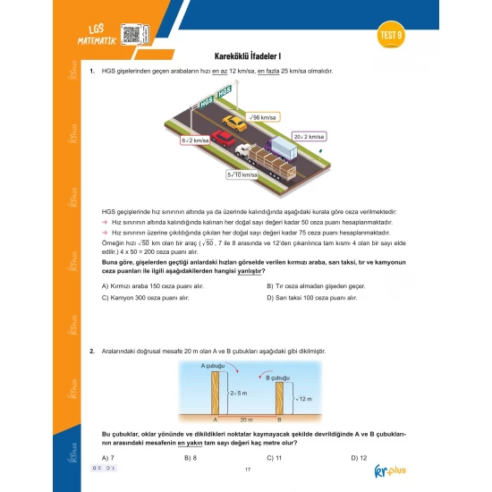 KR Plus LGS Relaks Matematik Soru Fasikülü