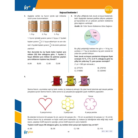KR Plus LGS Relaks Matematik Soru Fasikülü
