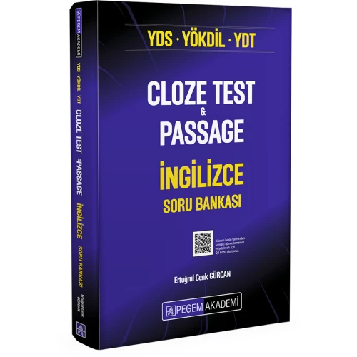 YDS YÖKDİL YDT Cloze Test & Passage İngilizce Soru Bankası Pegem Akademi