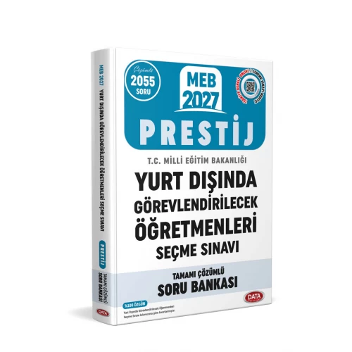 2027 MEB Yurt Dışında Görevlendirilecek Öğretmenleri Seçme Sınavı Tamamı Çözümlü Soru Bankası Data Yayınları 2027 MEB Yurt Dışında Görevlendirilecek Öğretmenleri Seçme Sınavı Tamamı Çözümlü Soru Bankası Data Yayınları