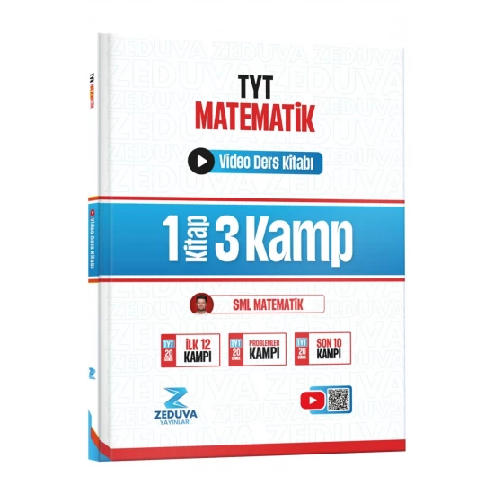 Zeduva Yayınları SML Matematik TYT Matematik 1 Kitap 3 Kamp Video Ders Kitabı