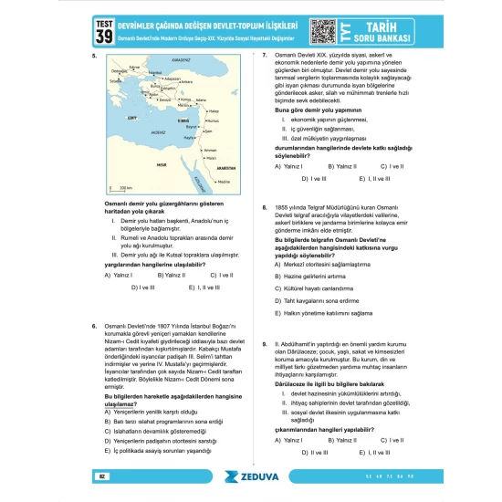 Zeduva Yayınları Soner Ardıç Tarih TYT Tarih 1 Kitap 3 Kamp Soru Bankası