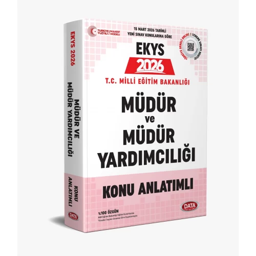 2026 MEB EKYS Müdür ve Müdür Yardımcılığı Maarif Modeli Konu Anlatımlı Data Yayınları 2026 MEB EKYS Müdür ve Müdür Yardımcılığı Maarif Modeli Konu Anlatımlı Data Yayınları