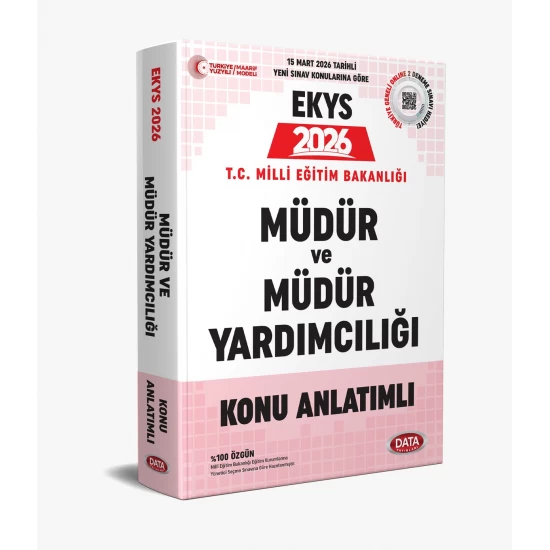 2026 MEB EKYS Müdür ve Müdür Yardımcılığı Maarif Modeli Konu Anlatımlı Data Yayınları