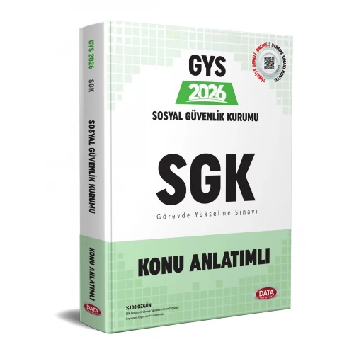 2026 GYS Sosyal Güvenlik Kurumu SGK Hazırlık Kitabı Data Yayınları 2026 GYS Sosyal Güvenlik Kurumu SGK Hazırlık Kitabı Data Yayınları