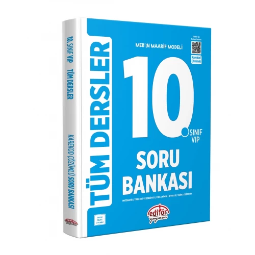 Editör Yayınları Maarif Modeli 10. Sınıf VİP Tüm Dersler Soru Bankası Editör Yayınları Maarif Modeli 10. Sınıf VİP Tüm Dersler Soru Bankası