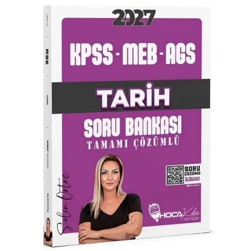 Hoca Kafası Yayınları 2027 KPSS MEB-AGS Tarih Çözümlü Soru Bankası