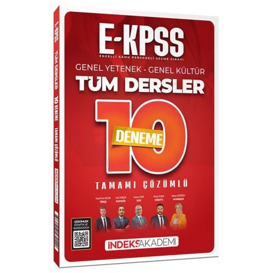 İndeks Akademi 2026 EKPSS Çözümlü 10 Deneme