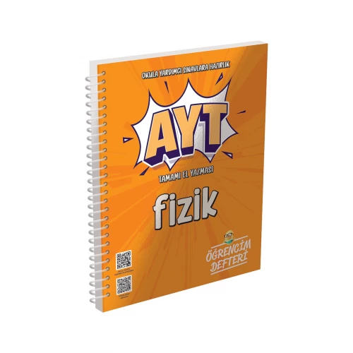 AYT Fizik Öğrencim Defteri Murat Yayınları