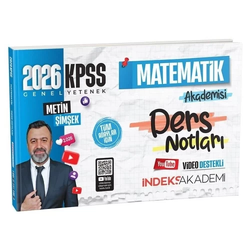 İndeks Akademi 2026 KPSS Matematik Akademisi Video Ders Notları